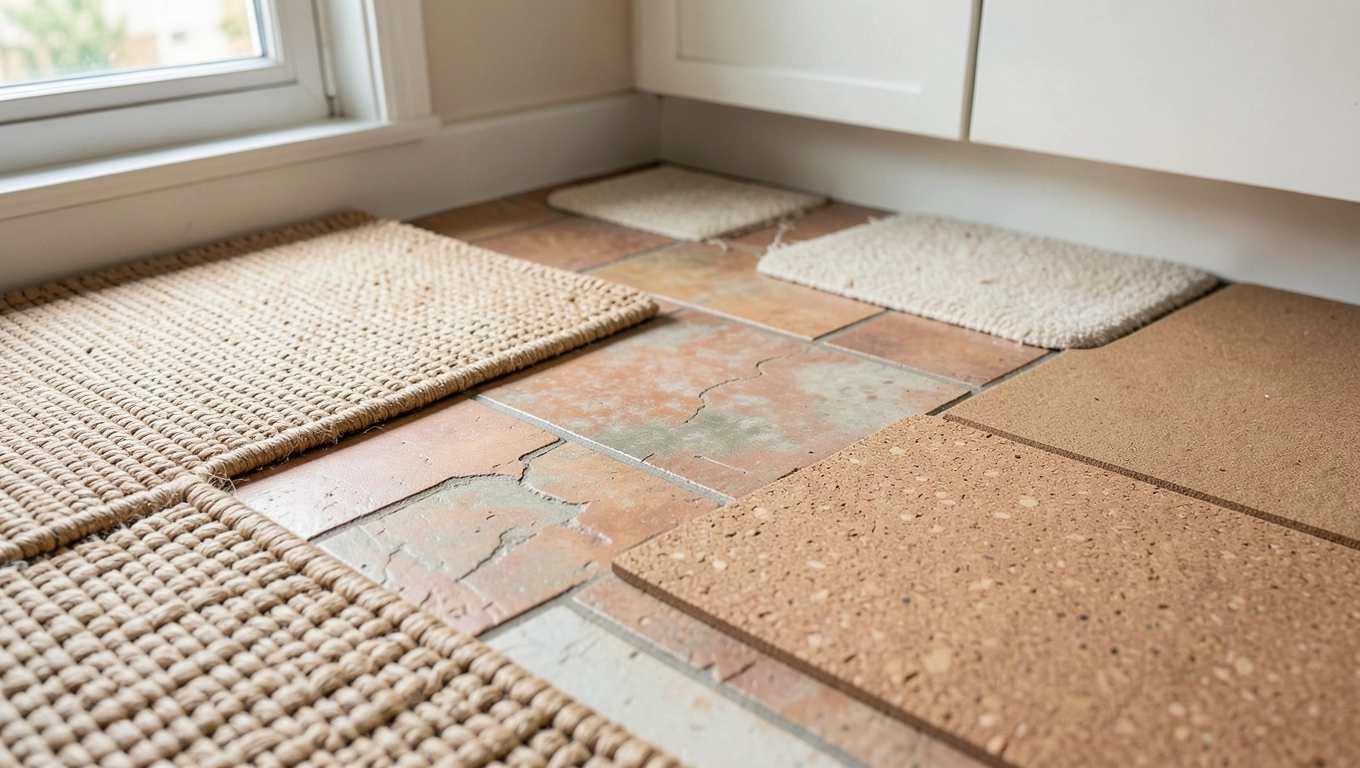 co można położyć na płytki w kuchni na podłodze