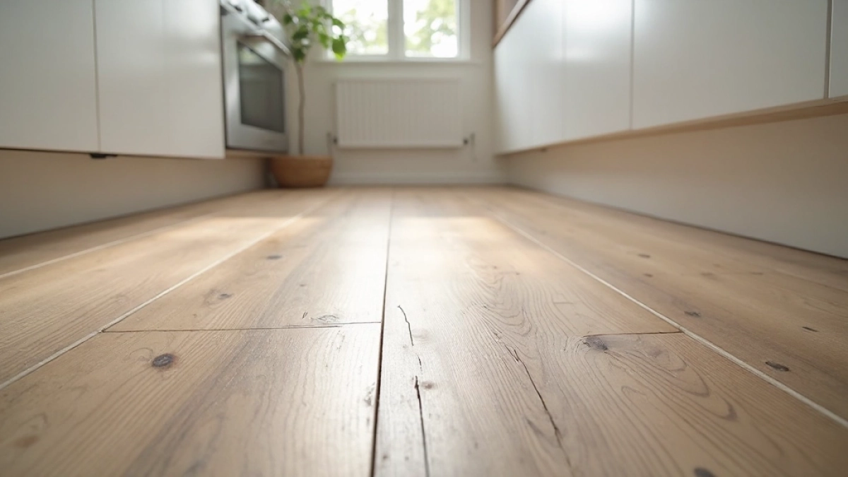 Czy układać panele pod szafkami w kuchni