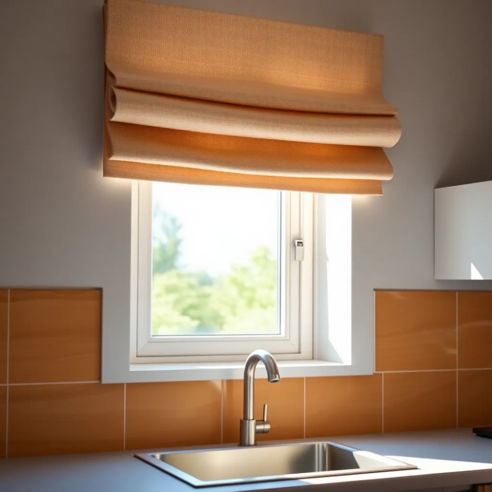 Nowoczesne rolety rzymskie do kuchni