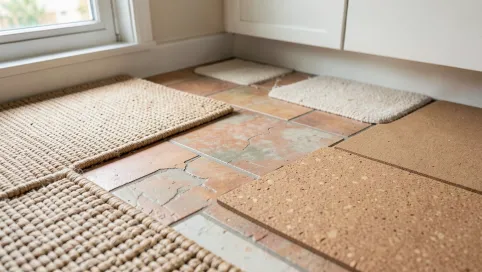 co można położyć na płytki w kuchni na podłodze