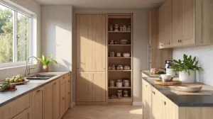 drzwi do spiżarni w kuchni