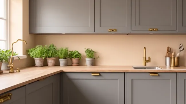Jaki kolor pasuje do szarych mebli w kuchni