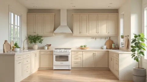 Jaki kolor ścian do beżowych mebli w kuchni