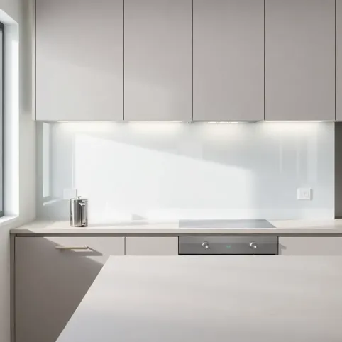 Szkło zamiast płytek w kuchni cena